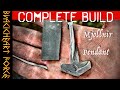Forging a Thor&#39;s Hammer Pendant from Mild Steel; Complete Build by Blackheart Forge