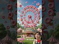 Learn Numbers 45 to 50 🔢 | Counting Unicorns 🦄 & #Donuts 🍩 | #Fun School #Learning#cartoon
