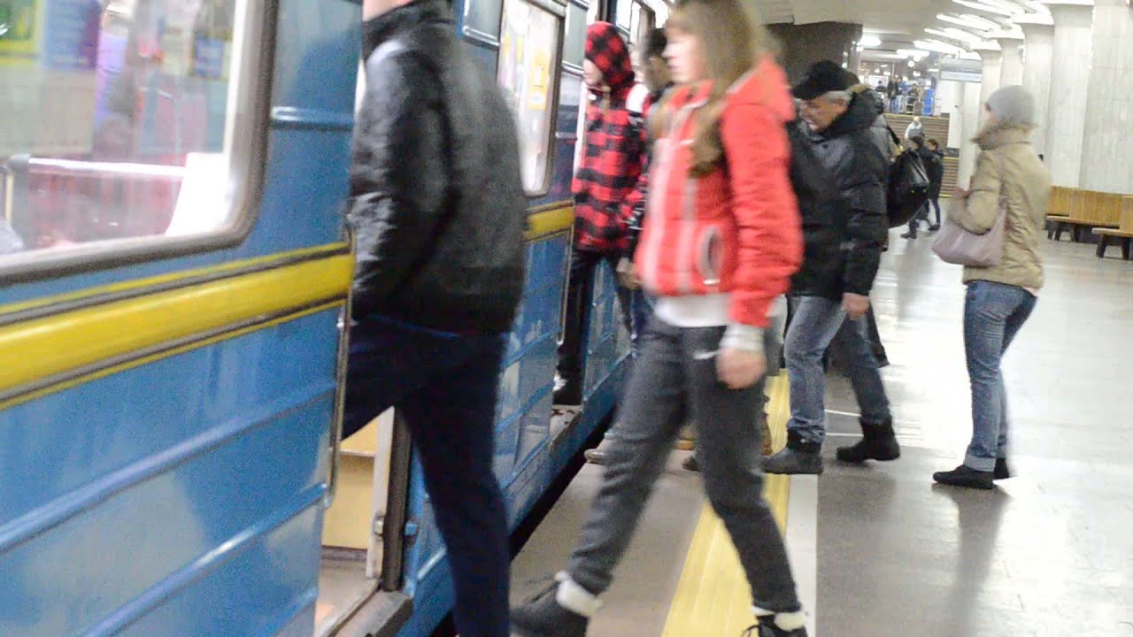 Sound of Kharkiv city metro train model 81-718/719 (GTO-VVVF) [Full HD]