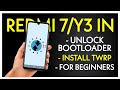 HOW TO INSTALL TWRP RECOVERY IN REDMI 7/Y3 | UNLOCK BOOTLOADER | INSTALL TWRP | FOR BEGINNERS GUIDE