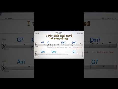 [악보/가사] Super trouper / Abba 1.0 배속
