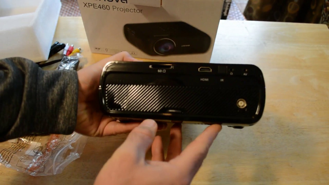 crenova プロジェクター  XPE460 Crenova XPE460 LED Video Projector Review - YouTube