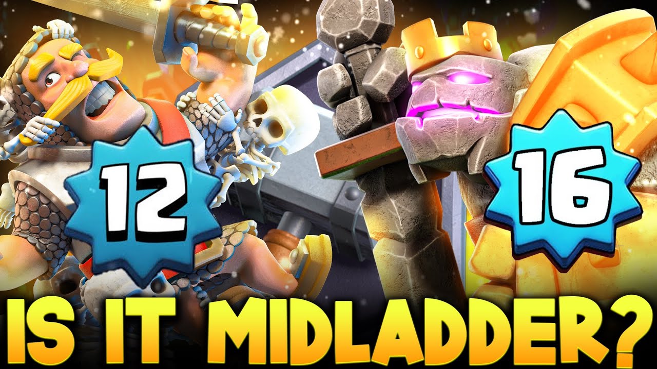 DESTROYING OVERLEVELED NOOBS ON MIDLADDER 😱 - Clash Royale