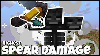 Highest Spear Damage In Minecraft Details
