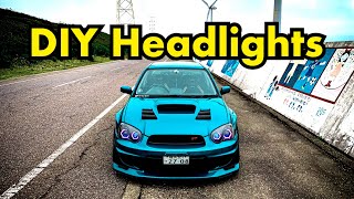 Subaru WRX STi gets HEX Halo + Demon eye headlights (Retrofit Part3)