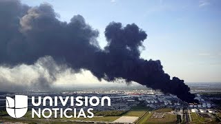 Tras Un Incendio En Una Planta Petroquímica, Pobladores De Houston Temen Respirar Aire Contdo