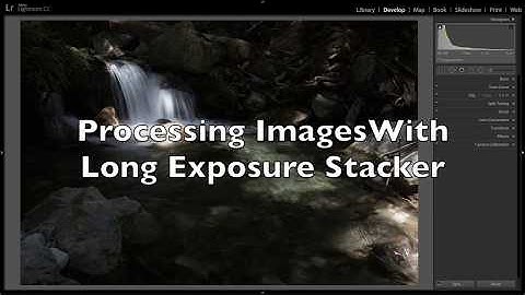 Processing Images With Long Exposure Stacker