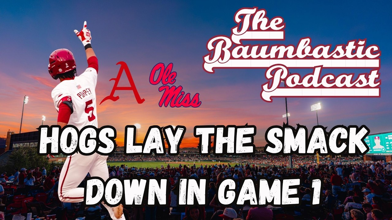 Hogs Blow Out Rebels In Game 1: Best Razorback Performance Yet? - YouTube