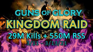 Guns of Glory - Kingdom Raid - 29M Kills + 550M RSS screenshot 3