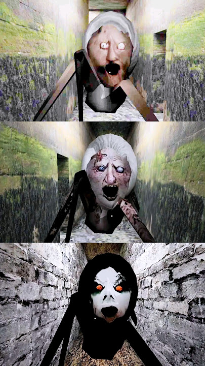 Spider Mom Jumpscare In Normal Vs Granny Vs Slendrina's Skin In Granny New Mod Update