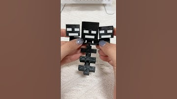 Three-headed minecraft skeleton#3dprinting #3dprint #minecraft #cool3dprints #3dprintinglife