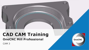 Finishing Tool Paths in OneCNC Mill Professional | OneCNC CAD CAM Training - CAM Training 3