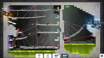 Bridge Constructor Portal   level 57 low budget solution