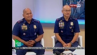 Panayam kay outgoing PNP chief Ronald Dela Rosa at incoming PNP chief Oscar Albayalde