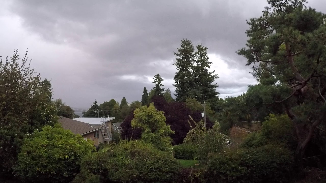 Seattle Thunder Storm October 2019