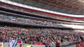40,000 Christians make Mexican Wave at Wembley Stadium National Day of Prayer 2012
