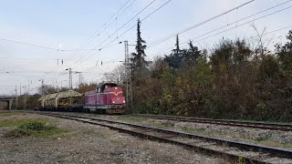 РВ 40901 с локомотив 55 176 и ремонтни вагони