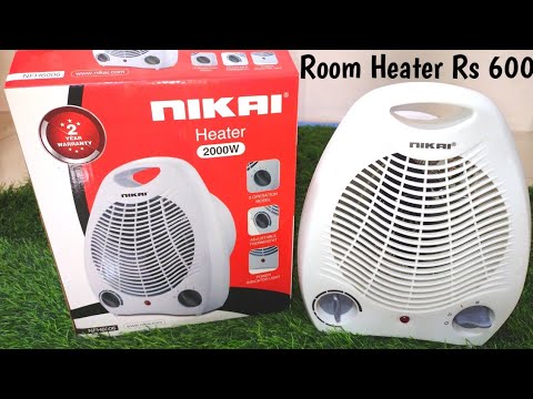 Fan Heater || Fan Heater 2000W || Fan Heater Unboxing Hindi || Nikai Fan Heater || Fan Heater Price