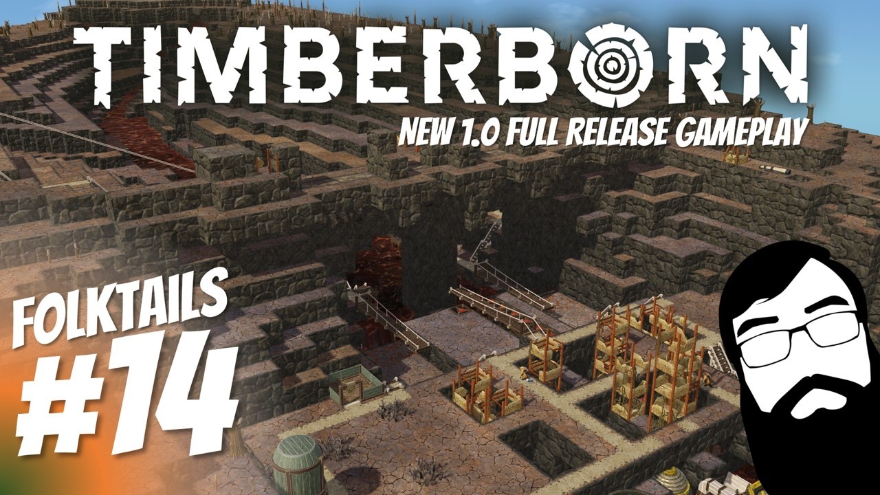 Let's get started rebuilding the dam! Timberborn 1.0 Full Release Episode 14