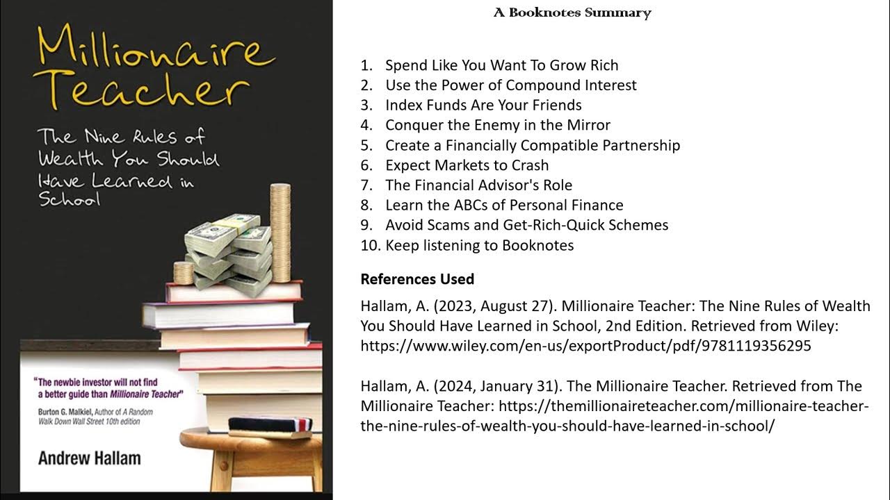 Millionaire Teacher The Nine Rules of Wealth You Should Have Learned in ...