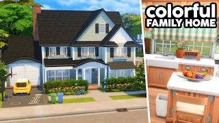 Colorful Family Home 👨‍👩‍👧‍👦 // The Sims 4 Speed Build screenshot 3
