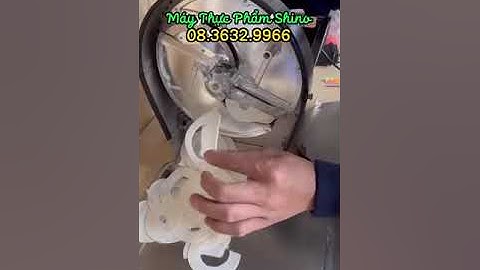 MÁY THÁI LÁT CỦ MĂNG TƯƠI ĐIỀU CHỈNH ĐƯỢC ĐỘ DÀY MỎNG SHINO