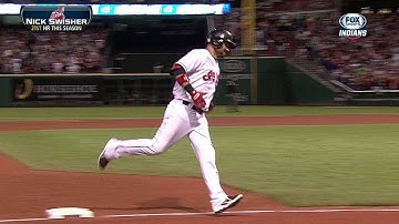 CWS@CLE: Swisher takes Axelrod deep for two-run shot