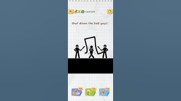 Shut down the bad guys!😲😁draw 2 save level 124 #shorts #youtubeshorts #shortvideo #gaming  #games