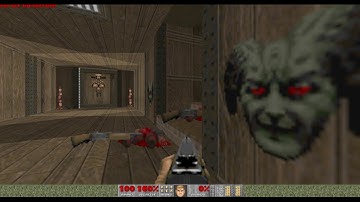 Ultimate Doom (E4M7: And Hell Followed) walkthrough 100% Kills, Secrets and Items (Levels Flipped)