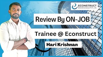 Portfolio review by our Trainee BIM engineer (Join our ON-JOB Training pgm Today)