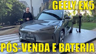 Geely EX5 - Como será o pós-venda e detalhes da bateria