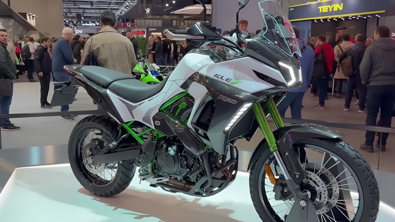 Наконец-то представлен Kawasaki KLE500 2026 года! Легендарный мотоцикл для приключений возвращает...
