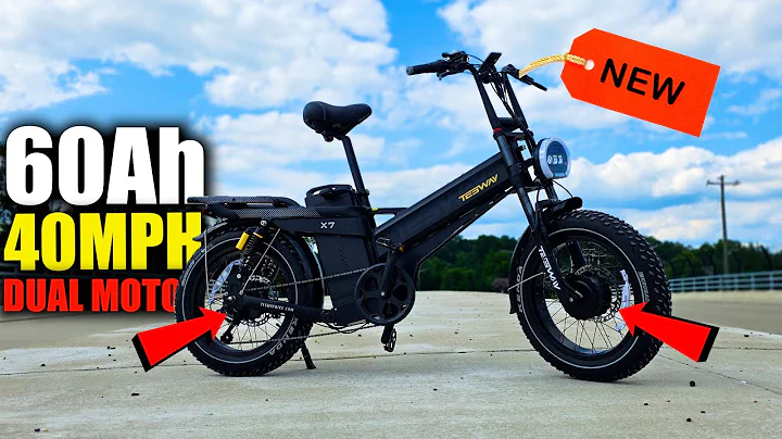 This "100 Mile" Range 60AH 52V E-BIKE is a BEAST - TESWAY X7 PRO/AWD Motor Review!