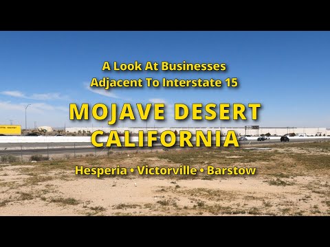 Travel along Interstate 15 in the California  Mojave Desert | Heseperia | Victorville | Barstow