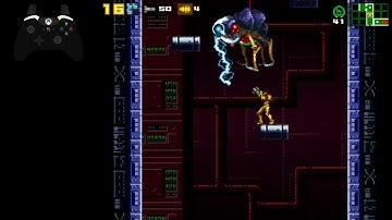 AM2R 100% - Industrial Complex Gamma strat with Supers while also getting the shinespark