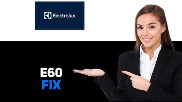 Electrolux Dryer Error Code E60 2025