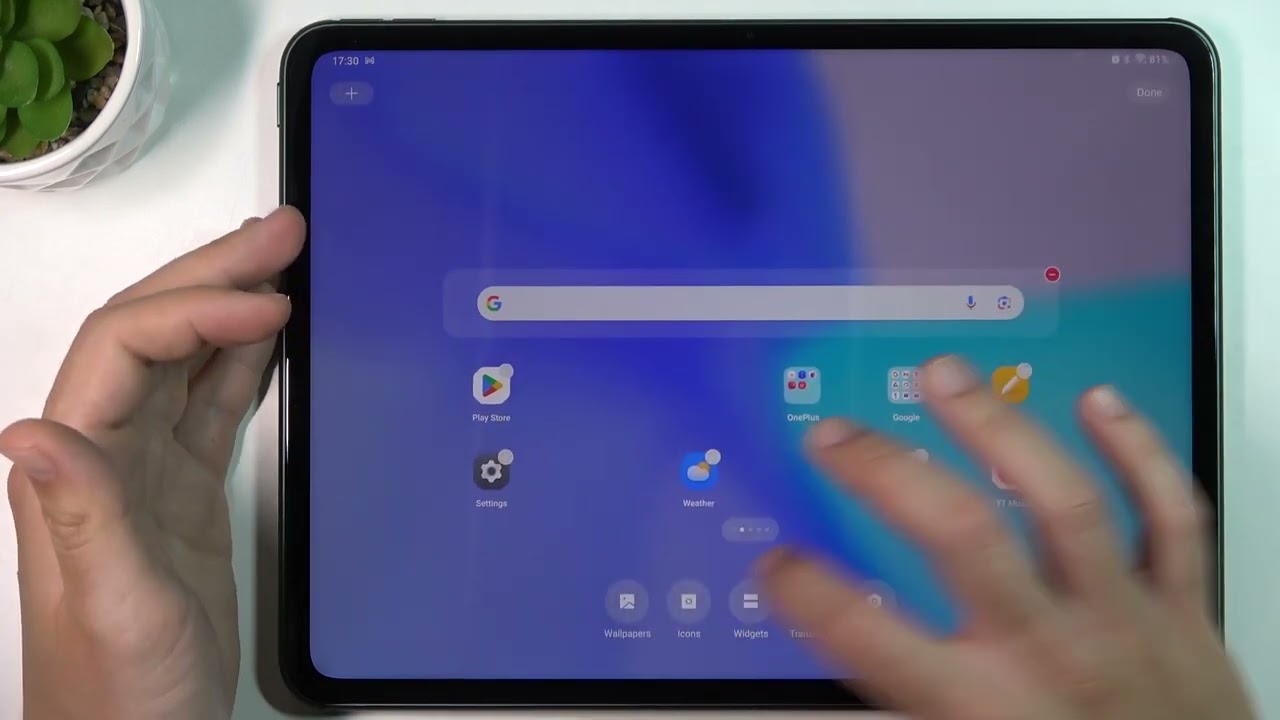 How to Rearrange Home Screen on OnePlus Pad? - Customize Home Screen