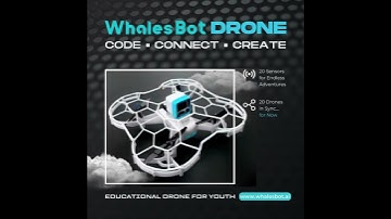 WhalesBot Drone: 20 Sensors, Multi-Drone Connection, and More!