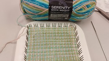 How to weave a square on a Zoom Loom