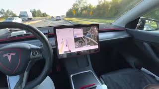 Match Highlights TESLA Early Access Program FSD 1 st day