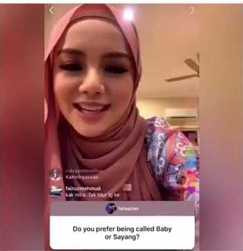Mira Filzah Baby Sayang