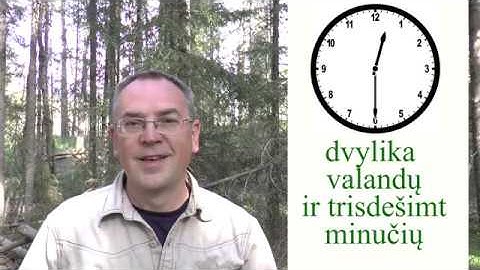 LITHUANIAN LESSON 113 - TIME - Laikas