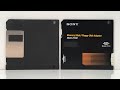 Simulated floppy disk with real magnetic data transfer