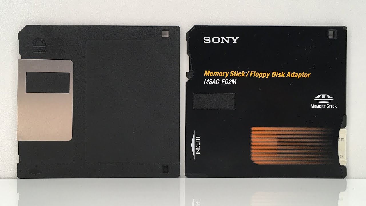 floppy disk with magnetic data transfer - YouTube