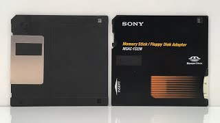 Simulated floppy disk with real magnetic data transfer