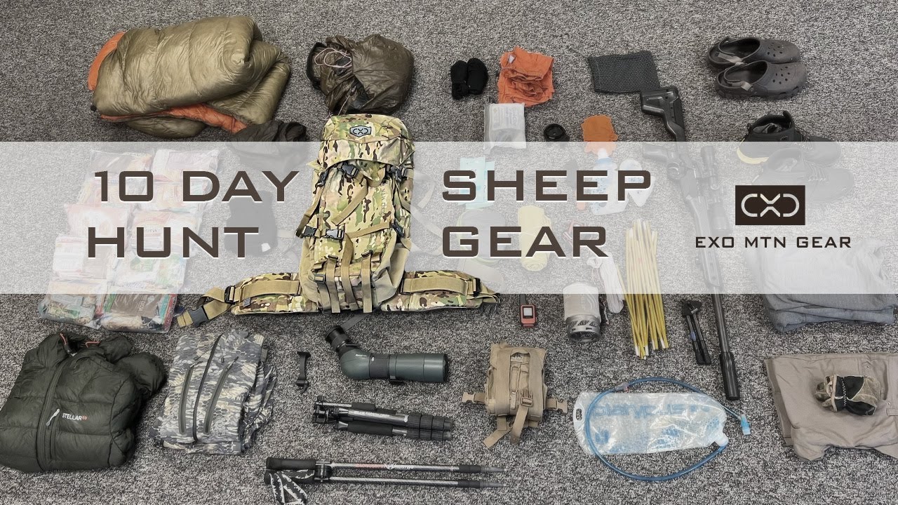 10-Day Backpack Sheep Hunting Gear List — What's In My Pack? by Steve ...