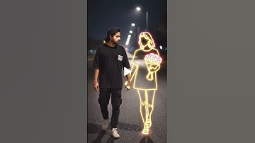 Trending Drawing Girlfriend Ai Video Editing | Ai Girlfriend Video Kaise Banaye #aivideo