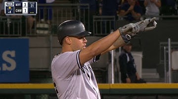 NYY@CWS: Sanchez plates two on double to take lead