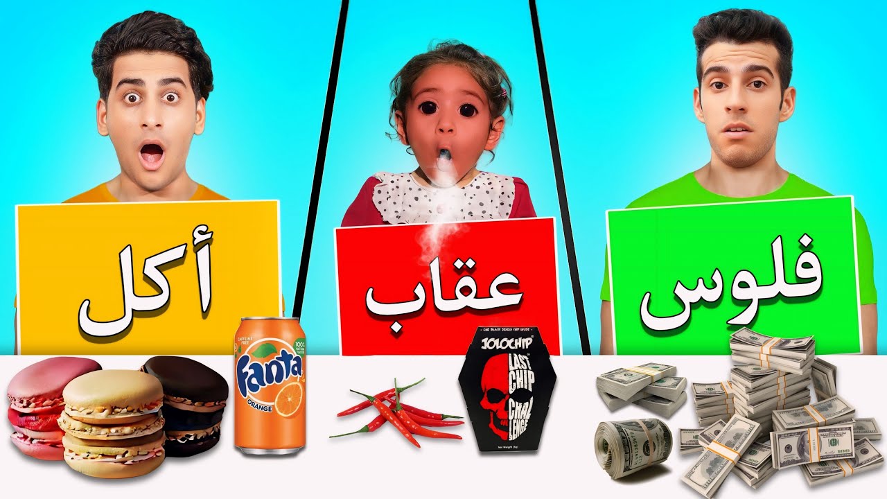 تحدي لاتختار الورقه الخطأ !( شوفو منو تعاقب )🔥