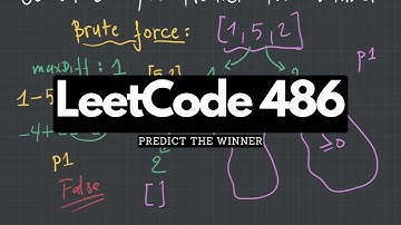 Predict The Winner - Leetcode 486 - Python